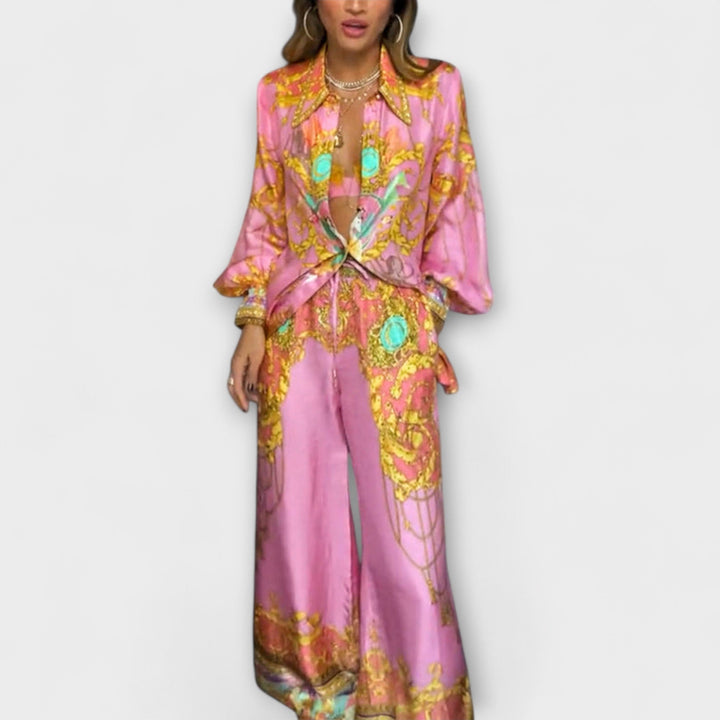 Sage - Mermaid Shirt and Trousers Set