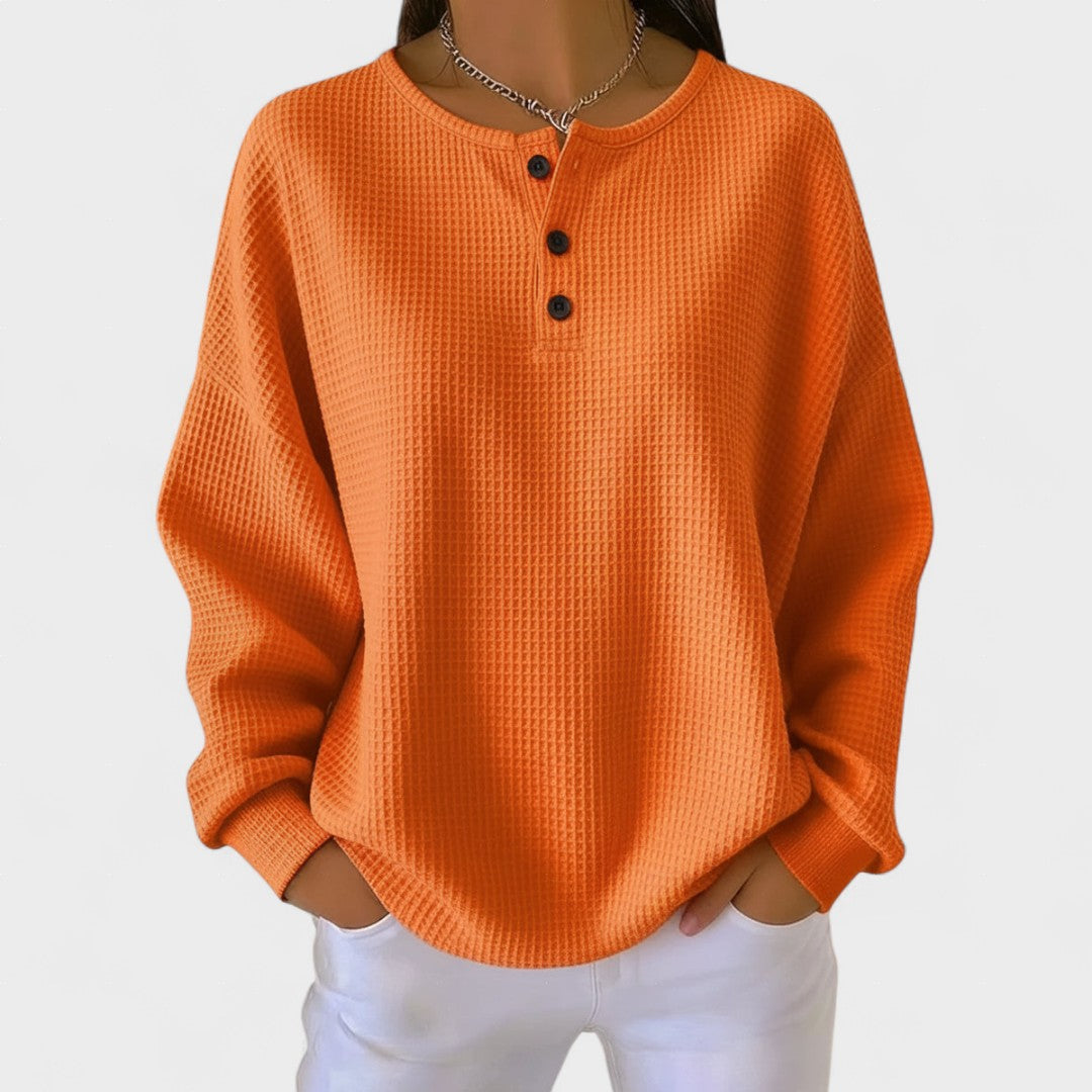 Piper - Waffle Knit Henley