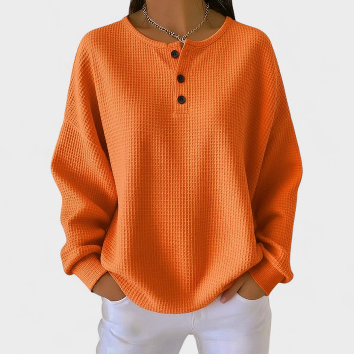 Piper - Waffle Knit Henley
