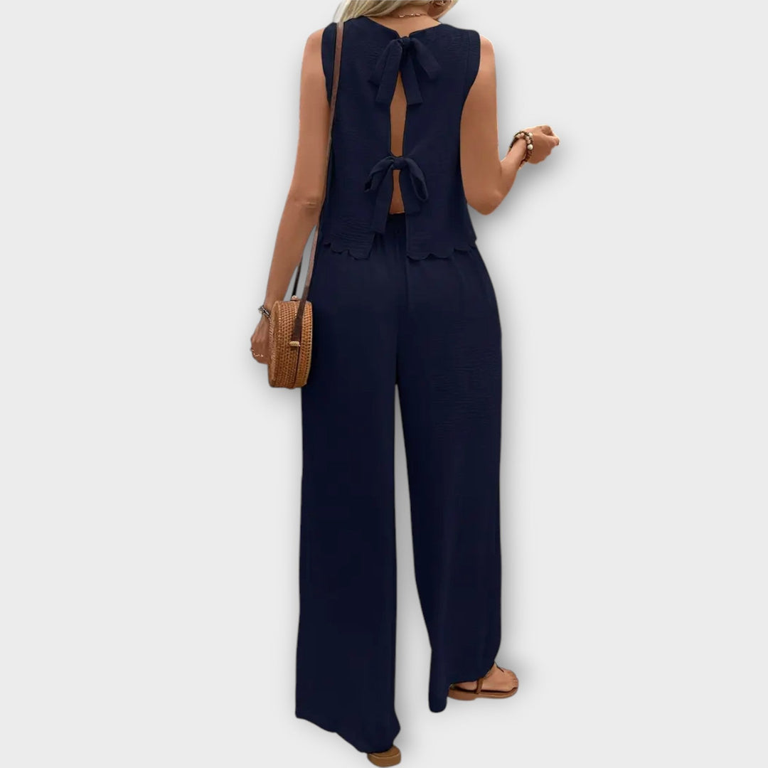 Valeria - Waistcoat / Long Trousers Set