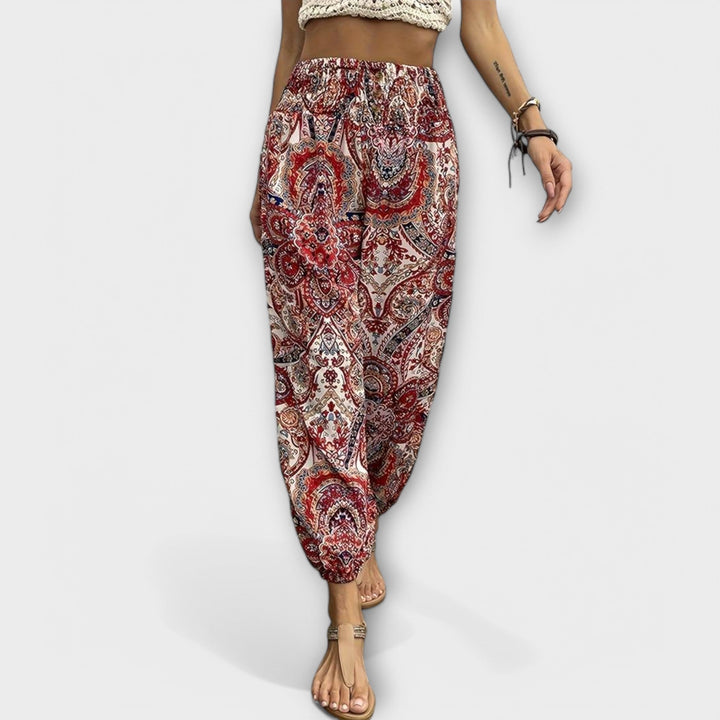 Scarlett – Trousers with Ethnic Print
