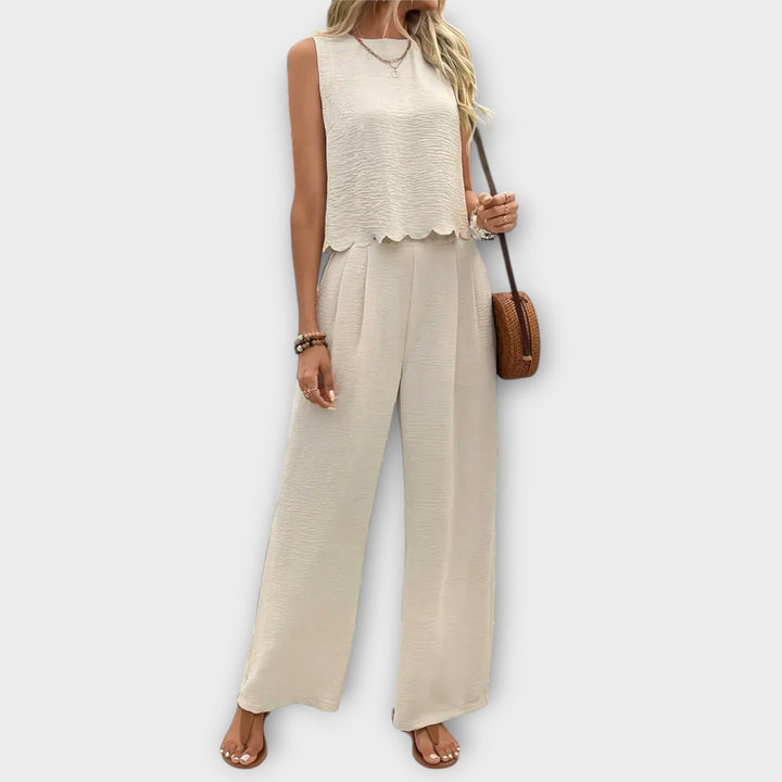 Valeria - Waistcoat / Long Trousers Set