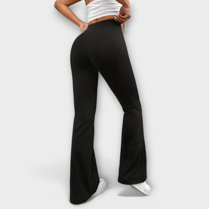 Serena – Casual Trousers Raised Cuffs