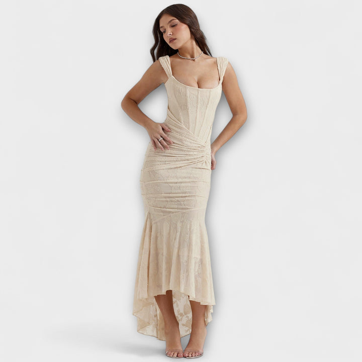 Renske - Elegant and Refined Dress with Corset