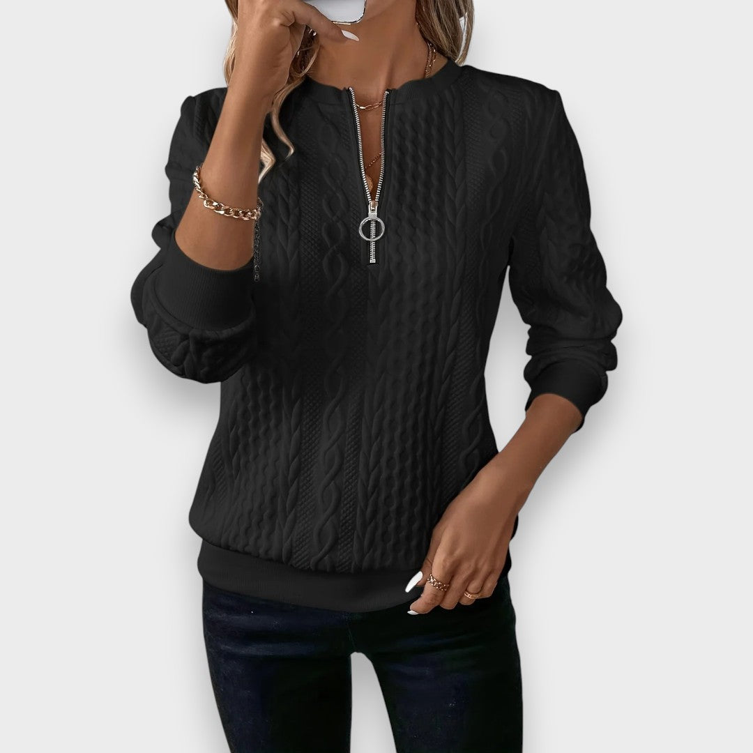 Georgia - Stylish Knit Sweater