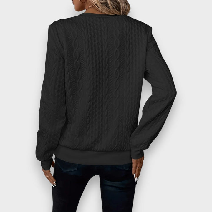 Georgia - Stylish Knit Sweater