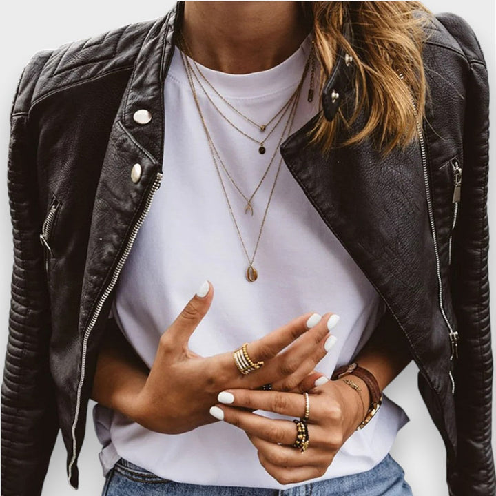 Santana - Elegant Leather Jacket