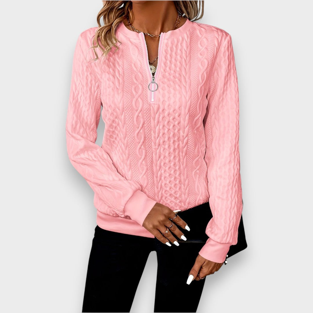 Georgia - Stylish Knit Sweater