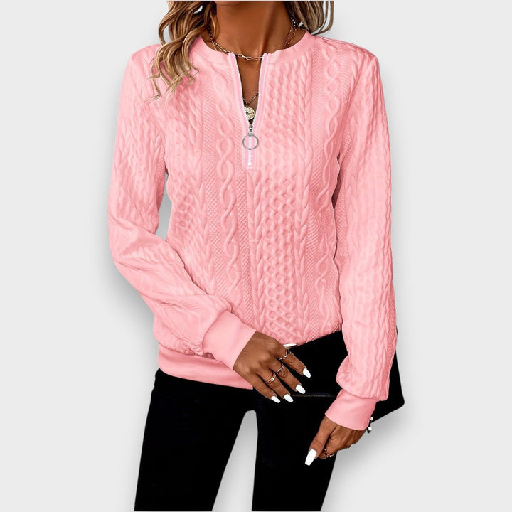 Georgia - Stylish Knit Sweater