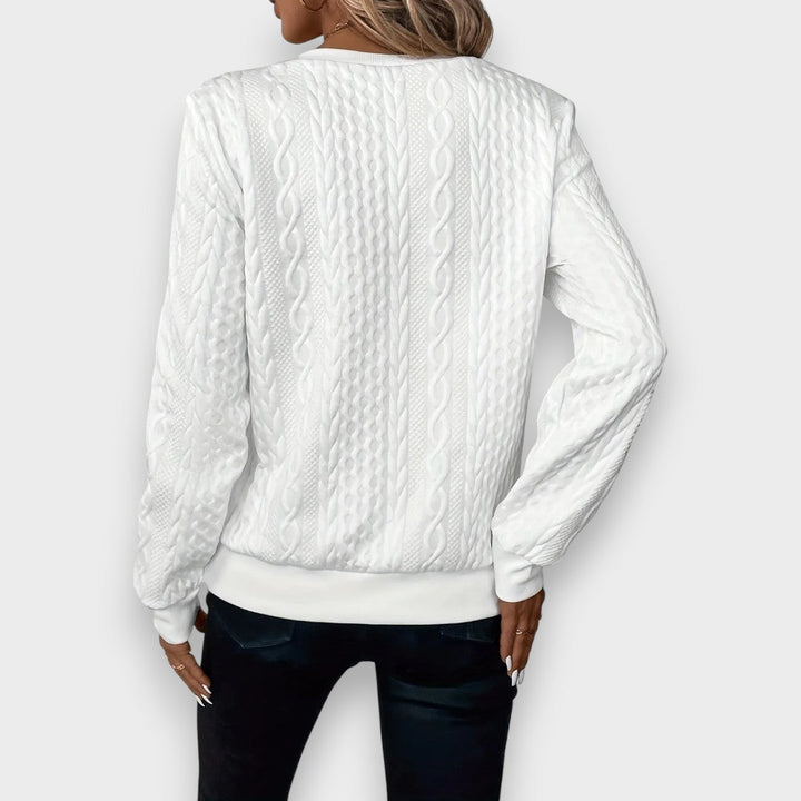 Georgia - Stylish Knit Sweater