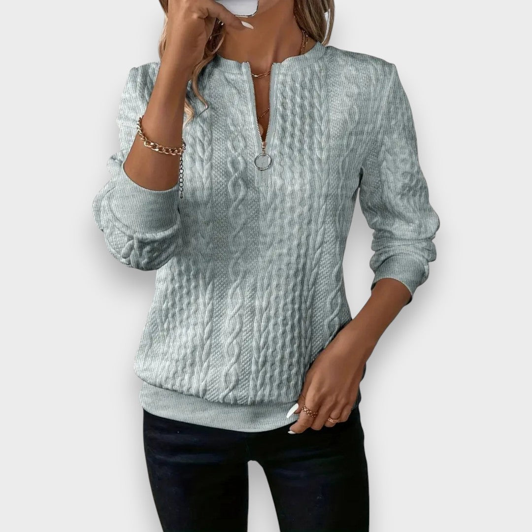 Georgia - Stylish Knit Sweater