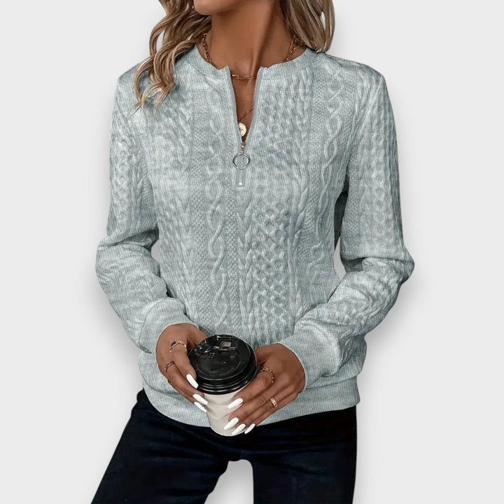 Georgia - Stylish Knit Sweater