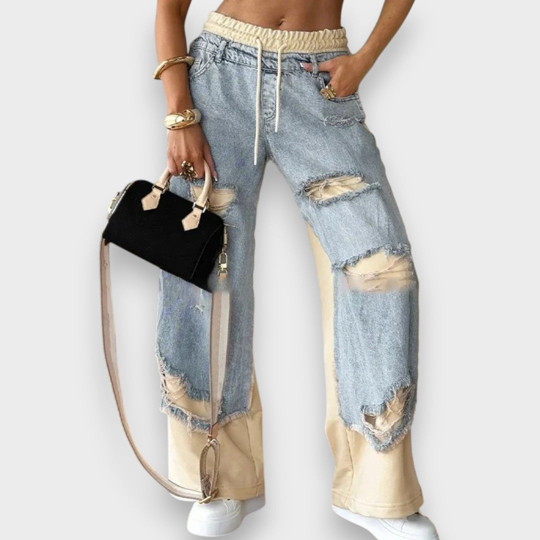 Lora - 2-in-1 Layered Jeans