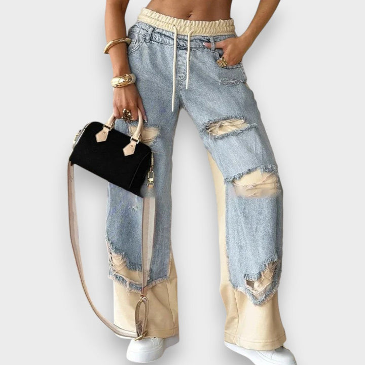 Lora - 2-in-1 Layered Jeans
