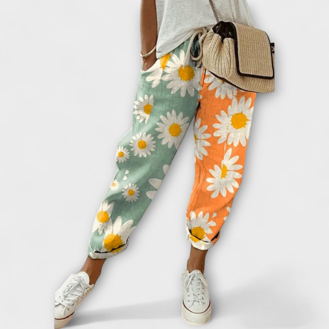 Iris – Casual Button Trousers
