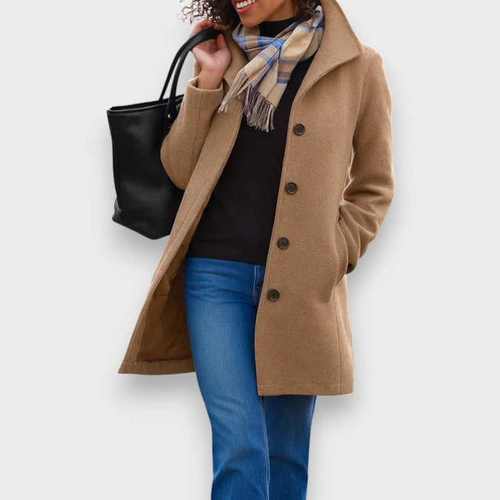 Carla - Classic Buttons Coat