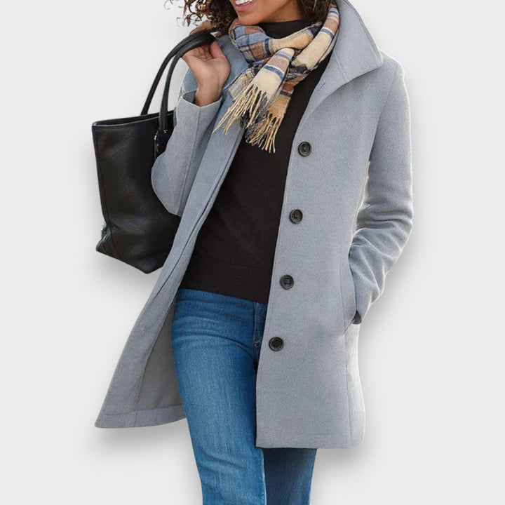 Carla - Classic Buttons Coat