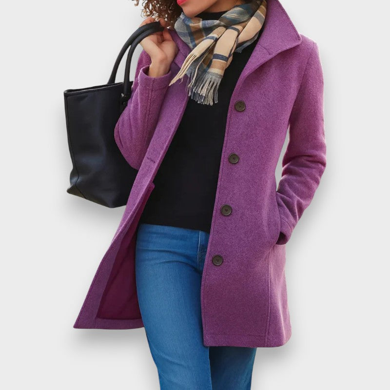 Carla - Classic Buttons Coat