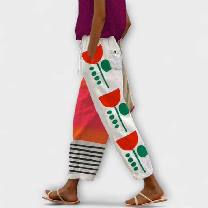 Iris – Casual Button Trousers