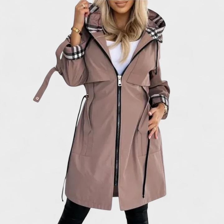 Jade - Weathervest zip coat