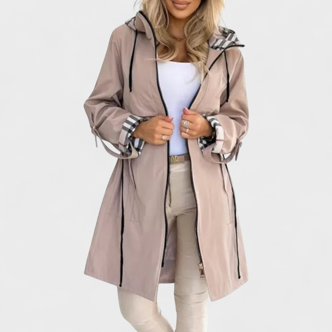 Jade - Weathervest zip coat