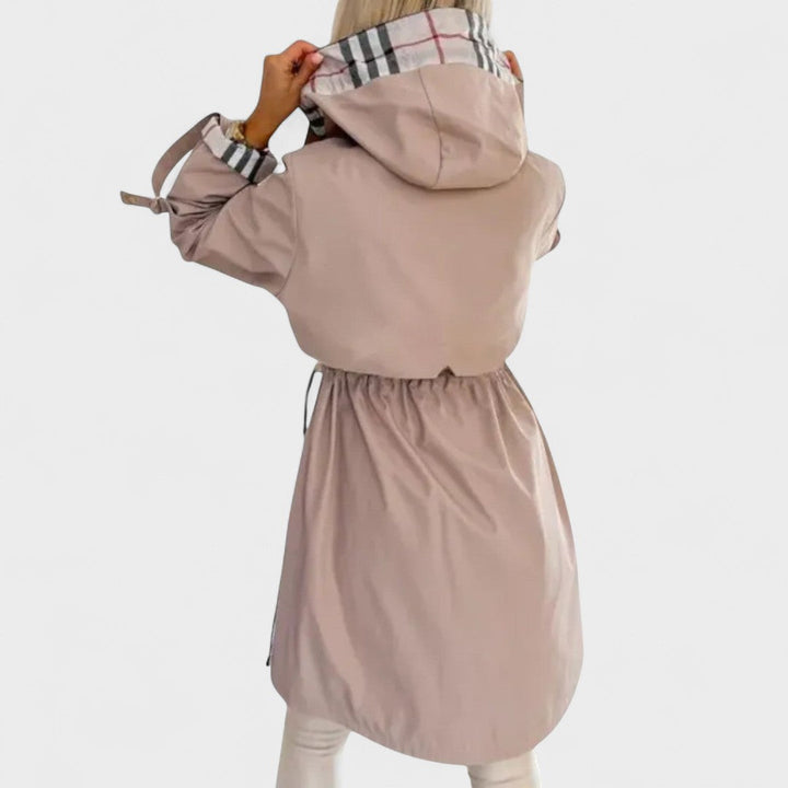 Jade - Weathervest zip coat