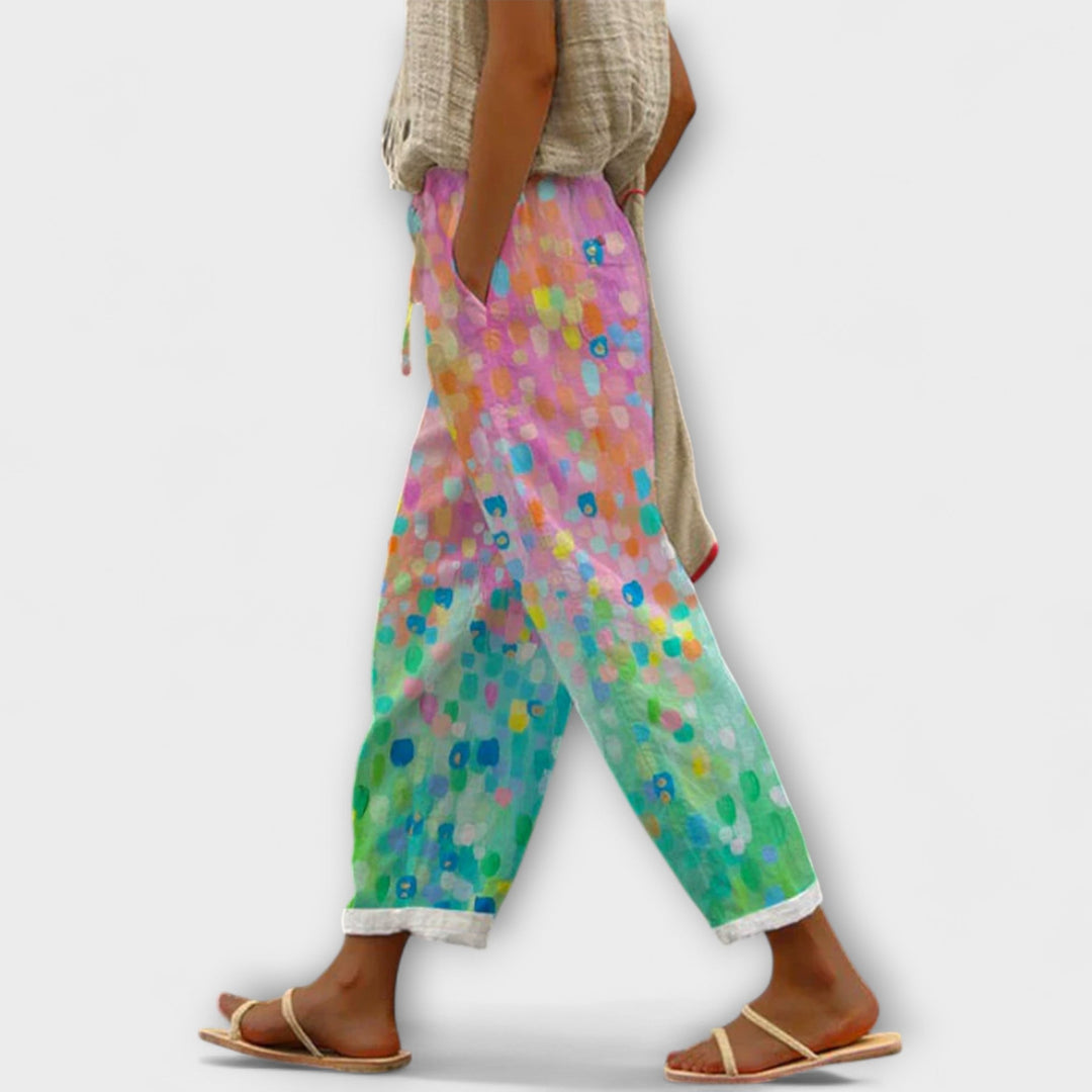 Iris – Casual Button Trousers