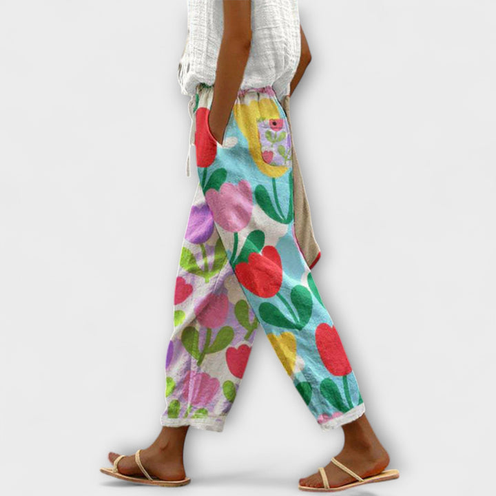 Iris – Casual Button Trousers