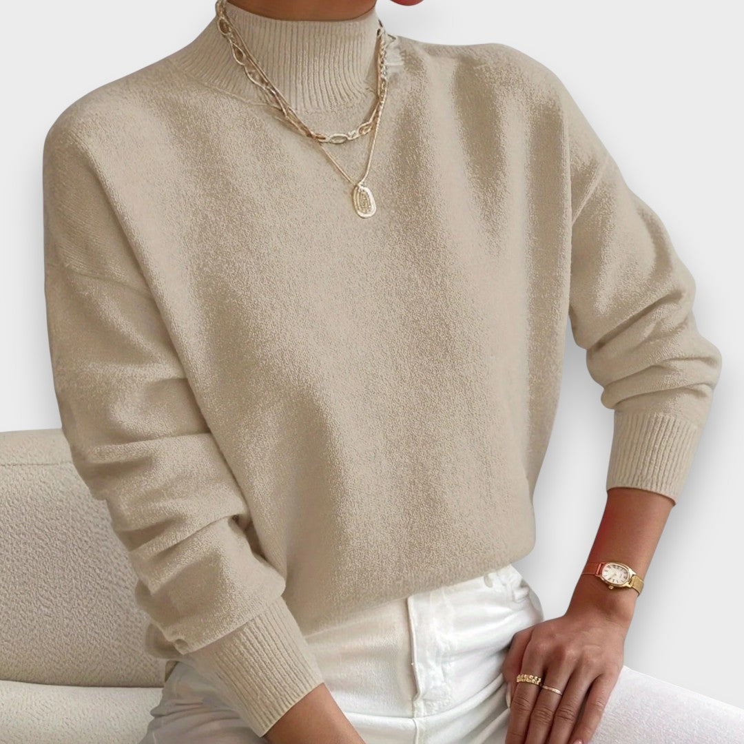 Erika - Elegant Roll Neck Jumper