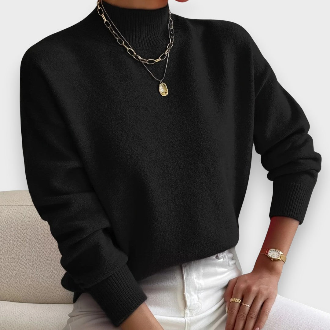 Erika - Elegant Roll Neck Jumper