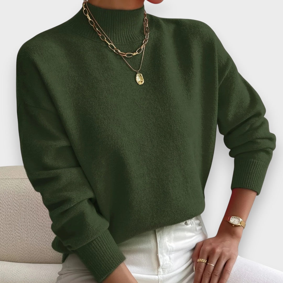 Erika - Elegant Roll Neck Jumper