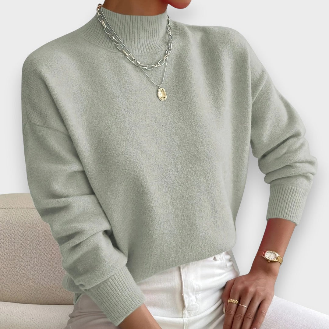 Erika - Elegant Roll Neck Jumper