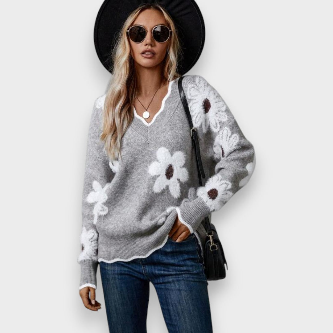 Aline - V-Neck Jumper