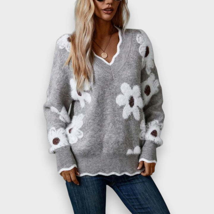 Aline - V-Neck Jumper