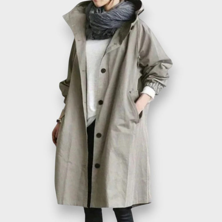 Catherine - Elegant Trench Coat