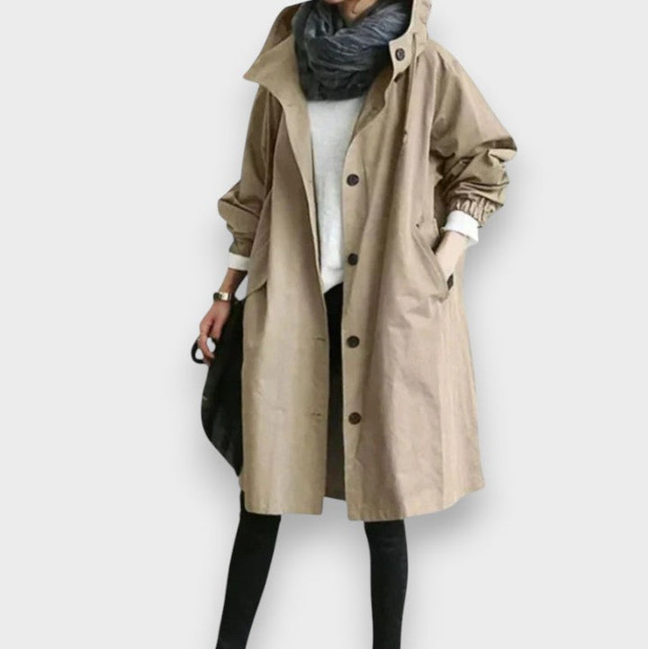Catherine - Elegant Trench Coat