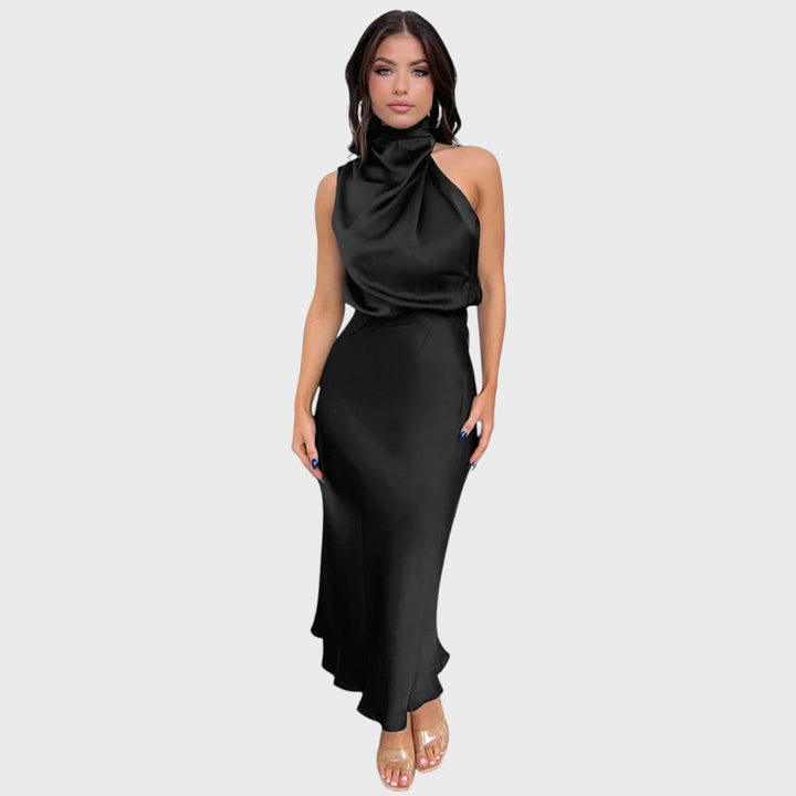 Bennie -  Off the Shoulder Midi Dress