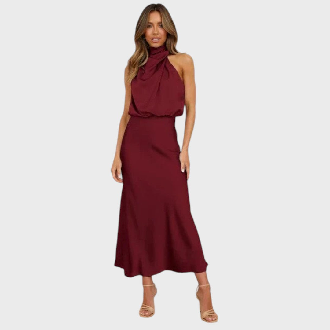 Bennie -  Off the Shoulder Midi Dress
