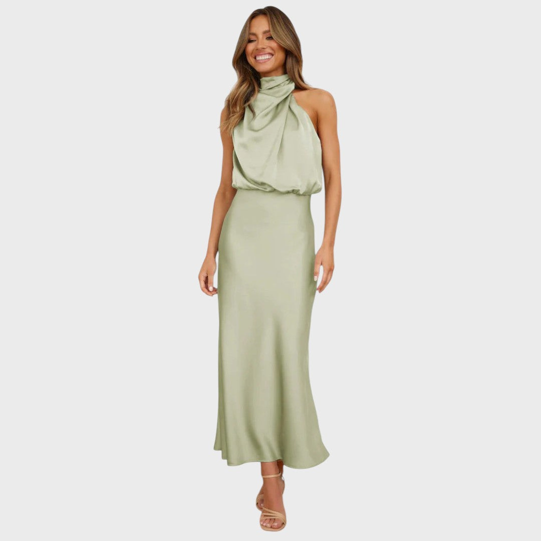 Bennie -  Off the Shoulder Midi Dress