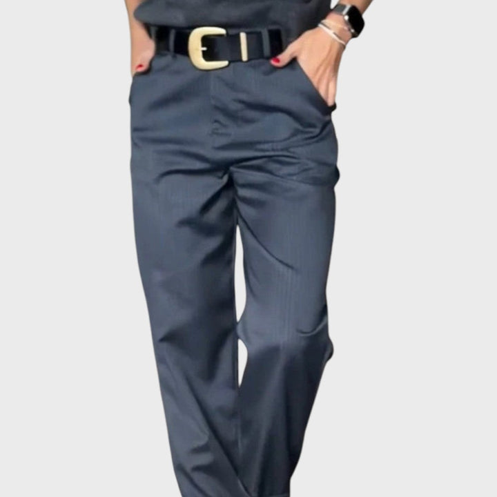 Greta - Striped Suit Trousers