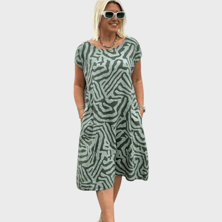 Giselle - Round Neckline Dress