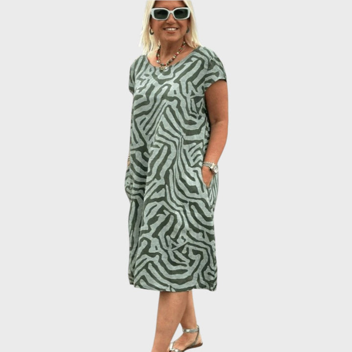 Giselle - Round Neckline Dress