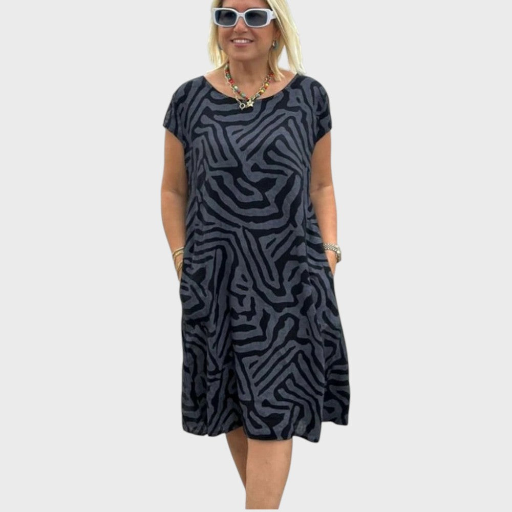 Giselle - Round Neckline Dress