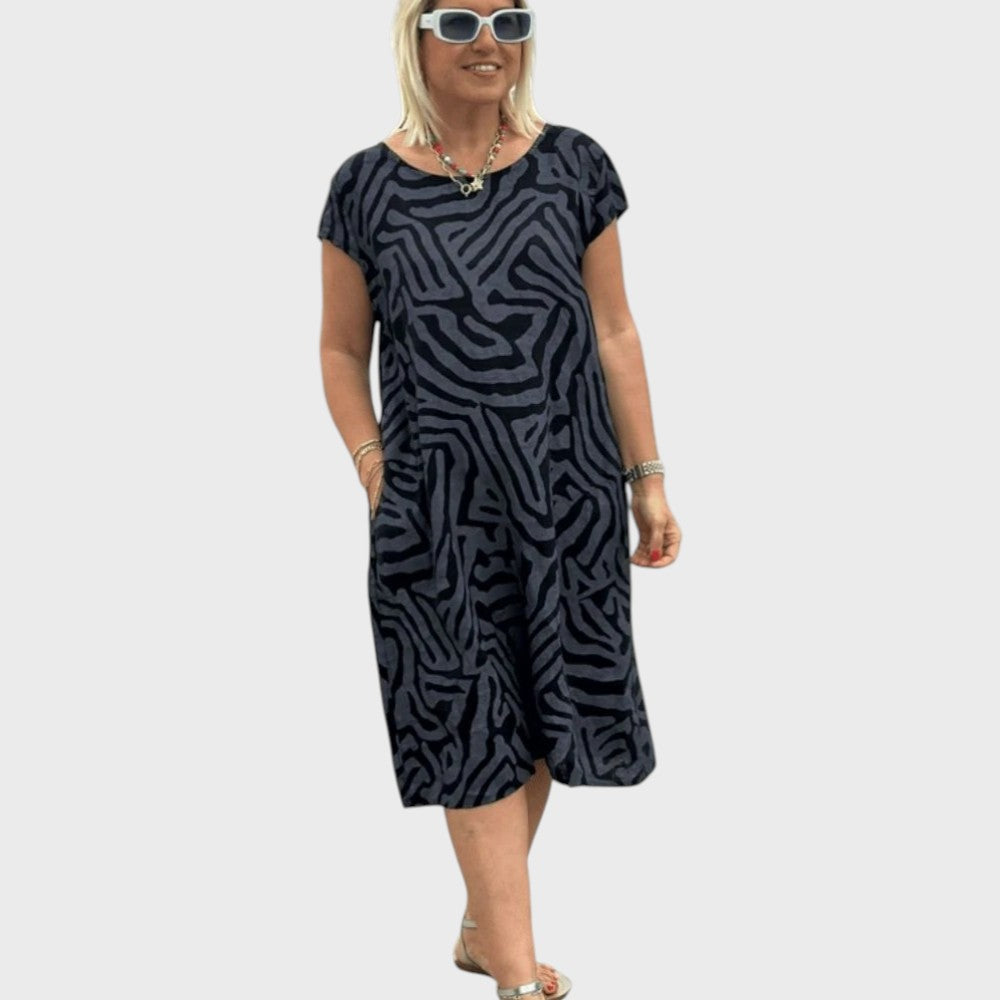 Giselle - Round Neckline Dress