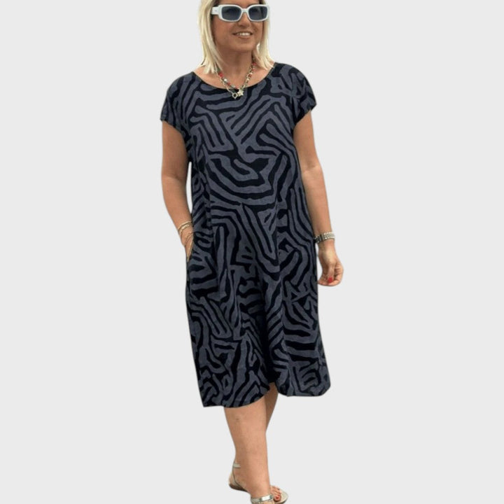 Giselle - Round Neckline Dress