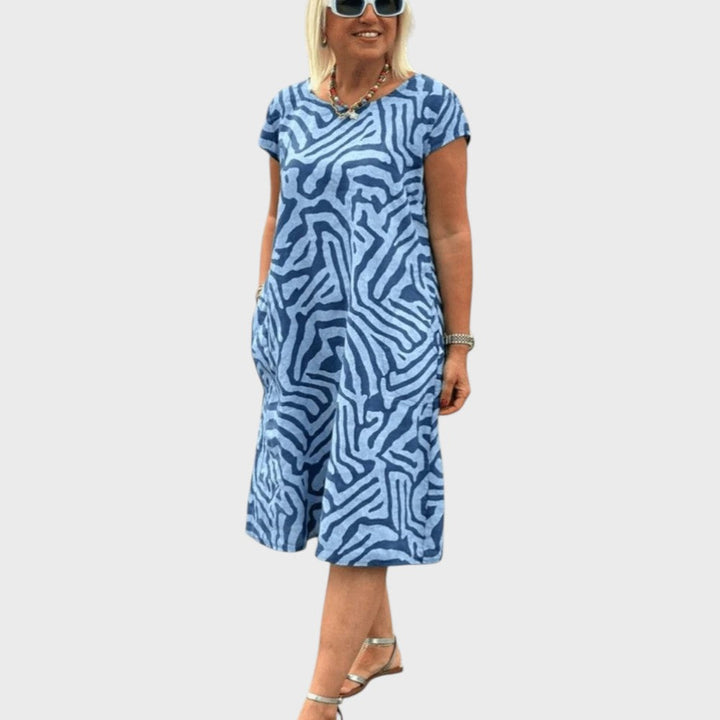 Giselle - Round Neckline Dress