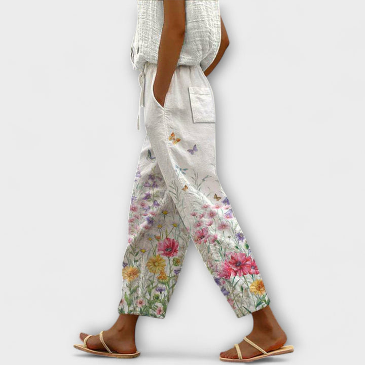 Iris – Casual Button Trousers